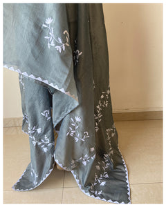 Appliqué Silk Cotton Dupattas