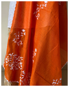 Appliqué Silk Cotton Dupattas