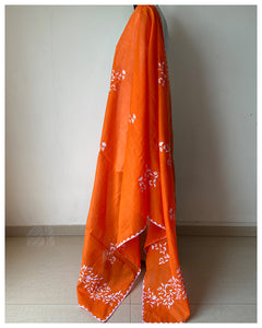 Appliqué Silk Cotton Dupattas