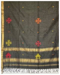 Kasuti Hand-Embroidered Dupatta