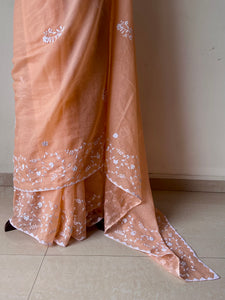 Appliqué Kota Doria Saree