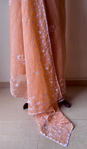 Appliqué Kota Doria Saree