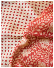 Load image into Gallery viewer, Block-Printed Silk-Cotton Saree